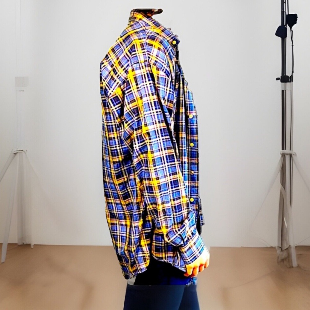 Authentic Burberry Small Scale Check Stretch Cott… - image 3